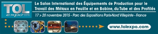 TOLEXPO, France's leading sheet metal working event celebrates 10 years