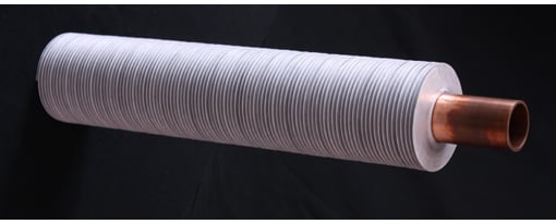 Extruded aluminum finned tubes 