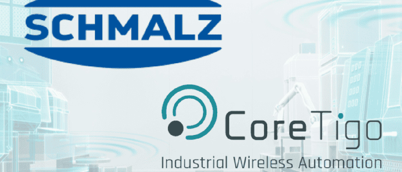 Schmalz und CoreTigo erweitern industrielle Vakuum-Automatisierung um innovative Wireless-Lösungen