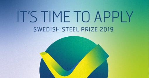 Swedish Steel Prize 2019 is now open for entry