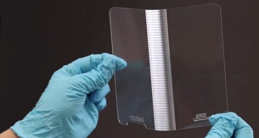 Solution for foldable glass displays: LPKF enables fatigue-free folding of glass