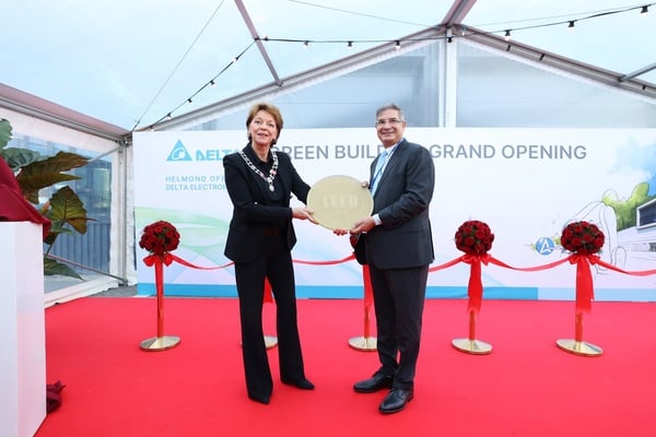 Delta Creates its Newest LEED Gold-certified Green Building at the Automotive Campus in Helmond with its Smart Green Solutions