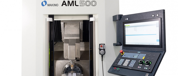 Makino stellt auf der Formnext 2023 die AML500 vor - die Maschine für Hochgeschwindigkeits-Laserauftragsschweißen in der additiven Fertigung