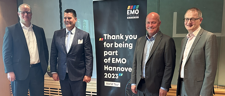 EMO World Tour macht Station in der Schweiz - EMO Hannover zeigt internationale Produktionstechnologie